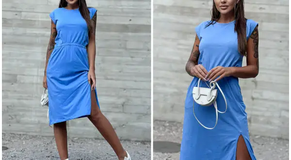 Jakie buty do niebieskiej sukienki na wesele? Stylizacje, które zachwycą